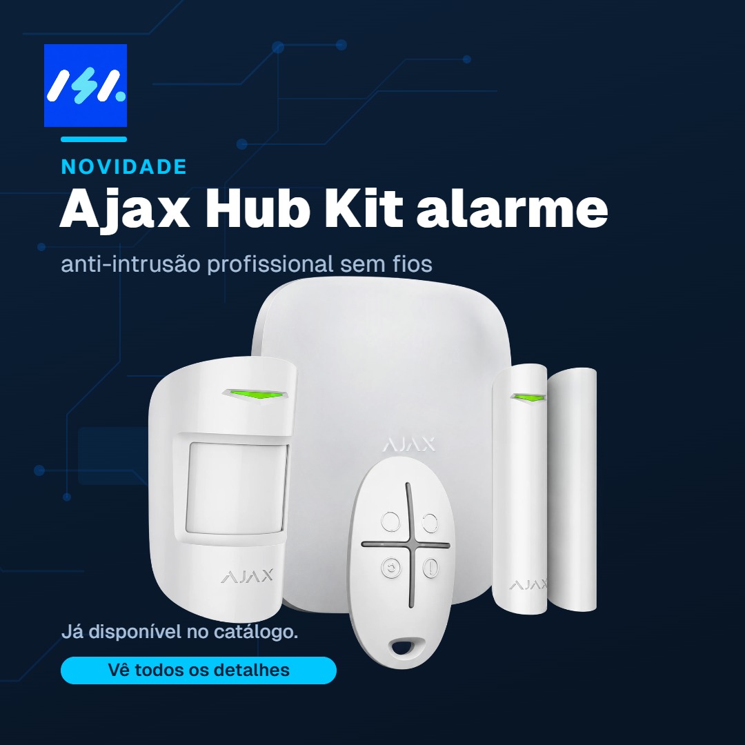Apresentamos o Ajax Hub KIT-W, um kit de alarme sem fios projetado para instalações profissionais. Com gestão intuitiva 