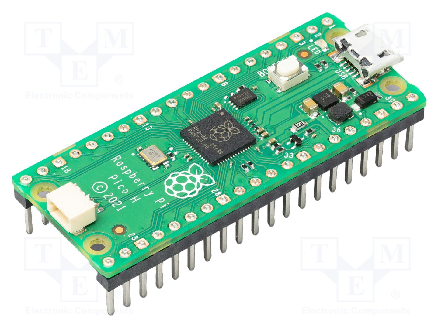 Acessórios: disco prototípico; Raspberry Pi PICO H; Cortex M0+
