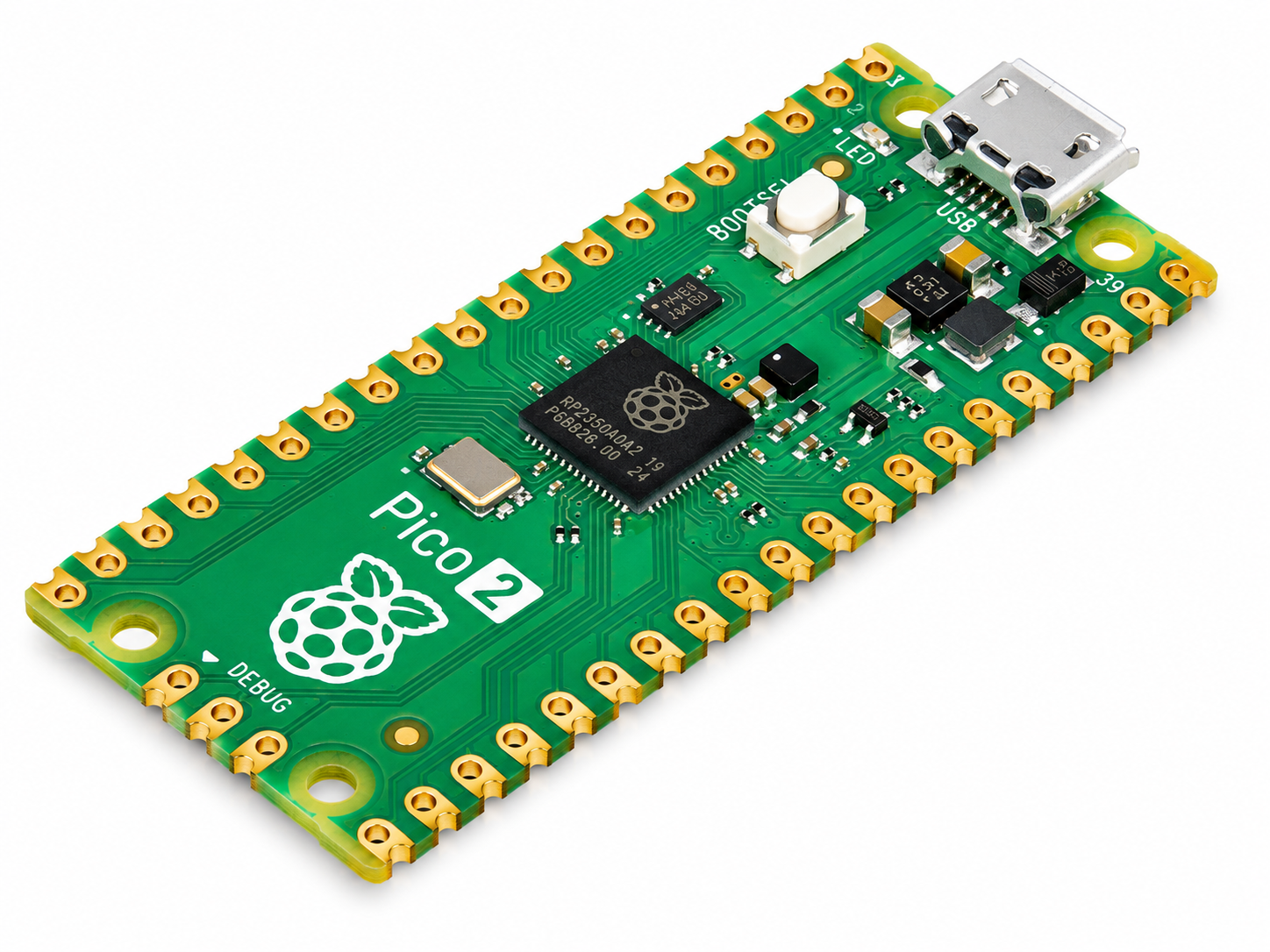 Raspberry Pi PICO 2 - Disco Prototípico 1,8÷5,5VDC