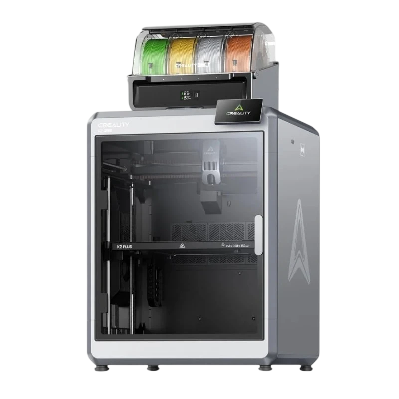 Creality K2 Plus Combo - Multifilamento de grandes dimensões até 4 CFS (16 cores) - Alta velocidade 600mm/s, Tamanho de impressão 350x350x350mm FDM