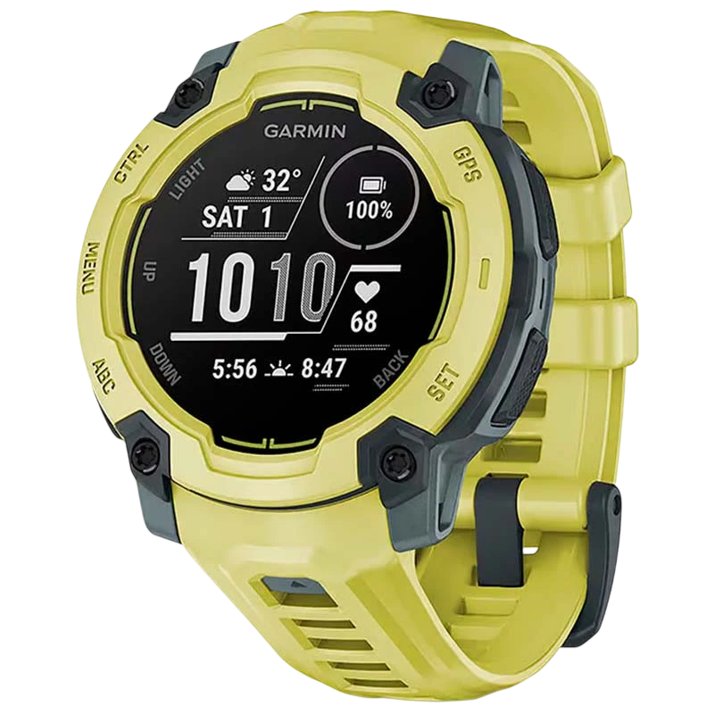 Garmin Instinct E 45mm Amarelo com Bracelete Amarelo - Smartwatch com GPS