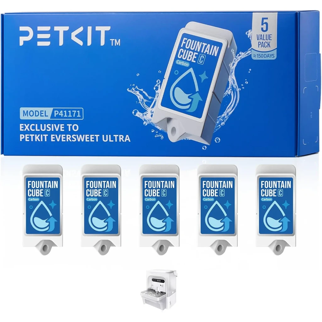 Filtro de substituição PETKIT Fountain Cube C, embalagem de 5 unidades