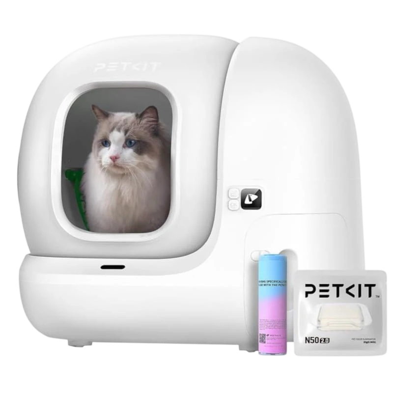 Caixa de Areia Automática PETKIT Pura Max 2 Basic Kit - Com tecnologia xSecure - Controlo APP - Capacidade Extra Grande Sem selo