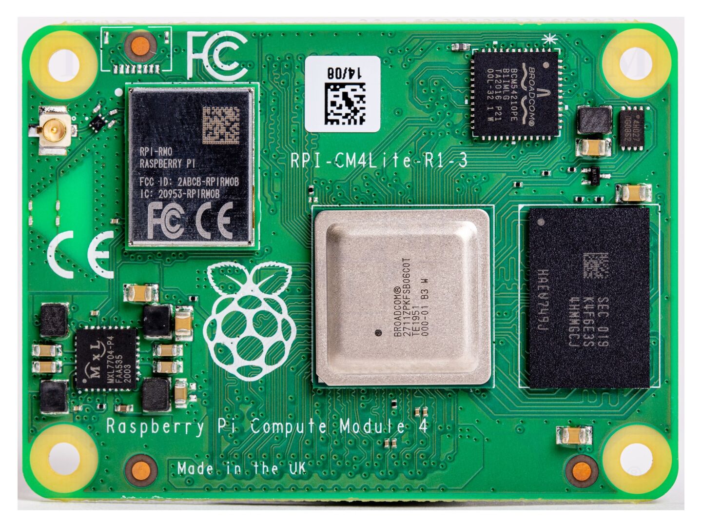 SOM; módulo informático integrado; Cortex A72; Compute Module 4
