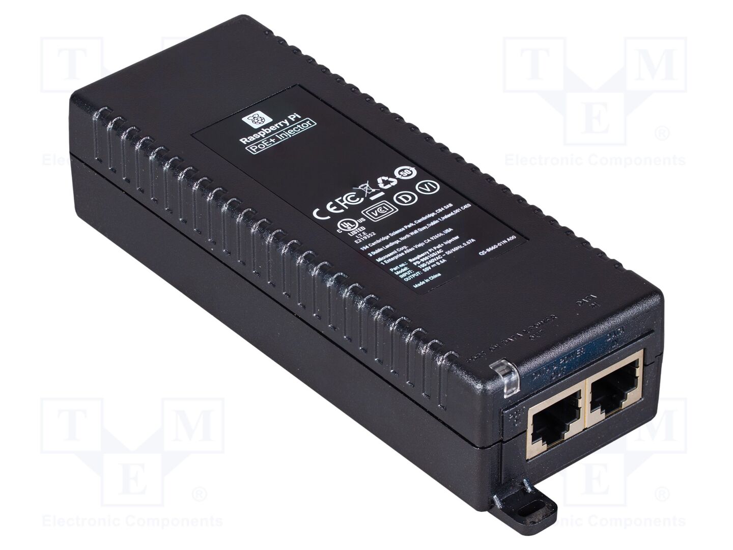 Acessórios: alimentador; 100÷240VAC; 550mA; 55VDC; 30W; Cor: preta