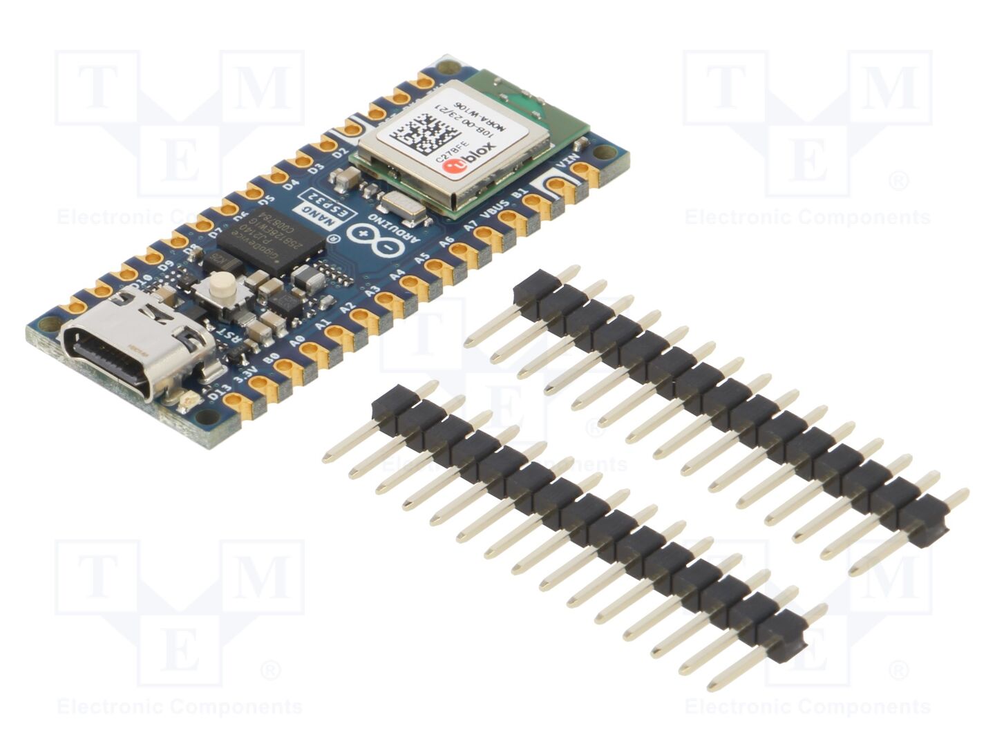 Kit de arranq: Arduino Nano; Comp: NORA-W106-10B; Rede: WiFi