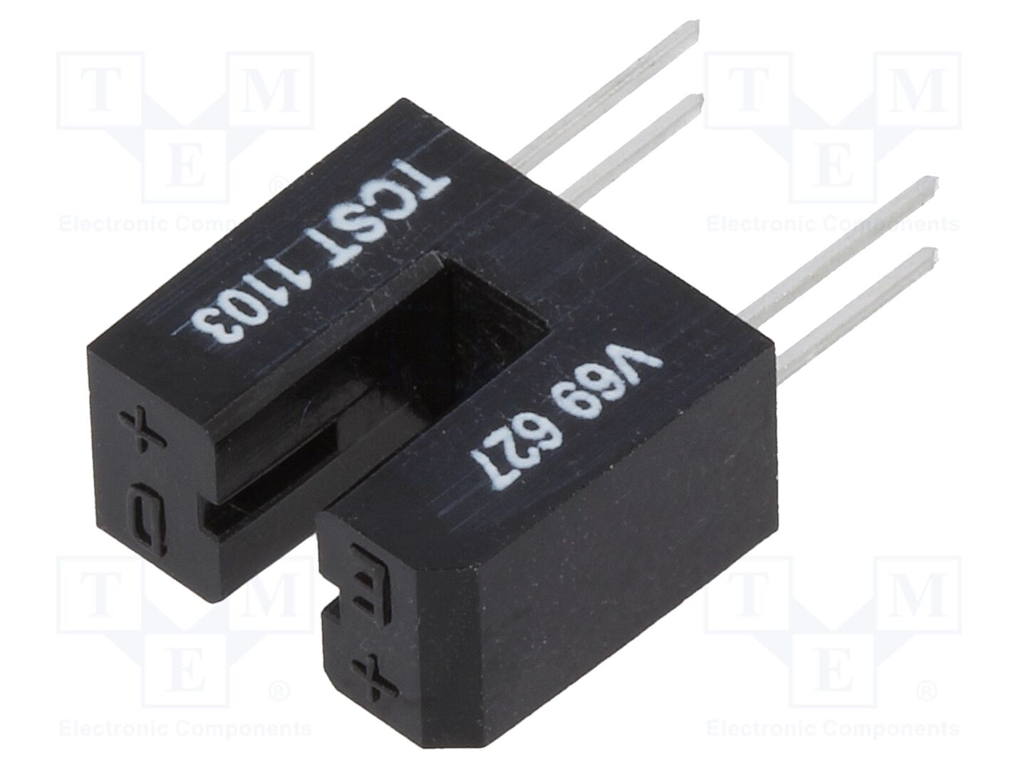 Sensor: acoplador óptico; transmissor-recetor (ranhura); 70V