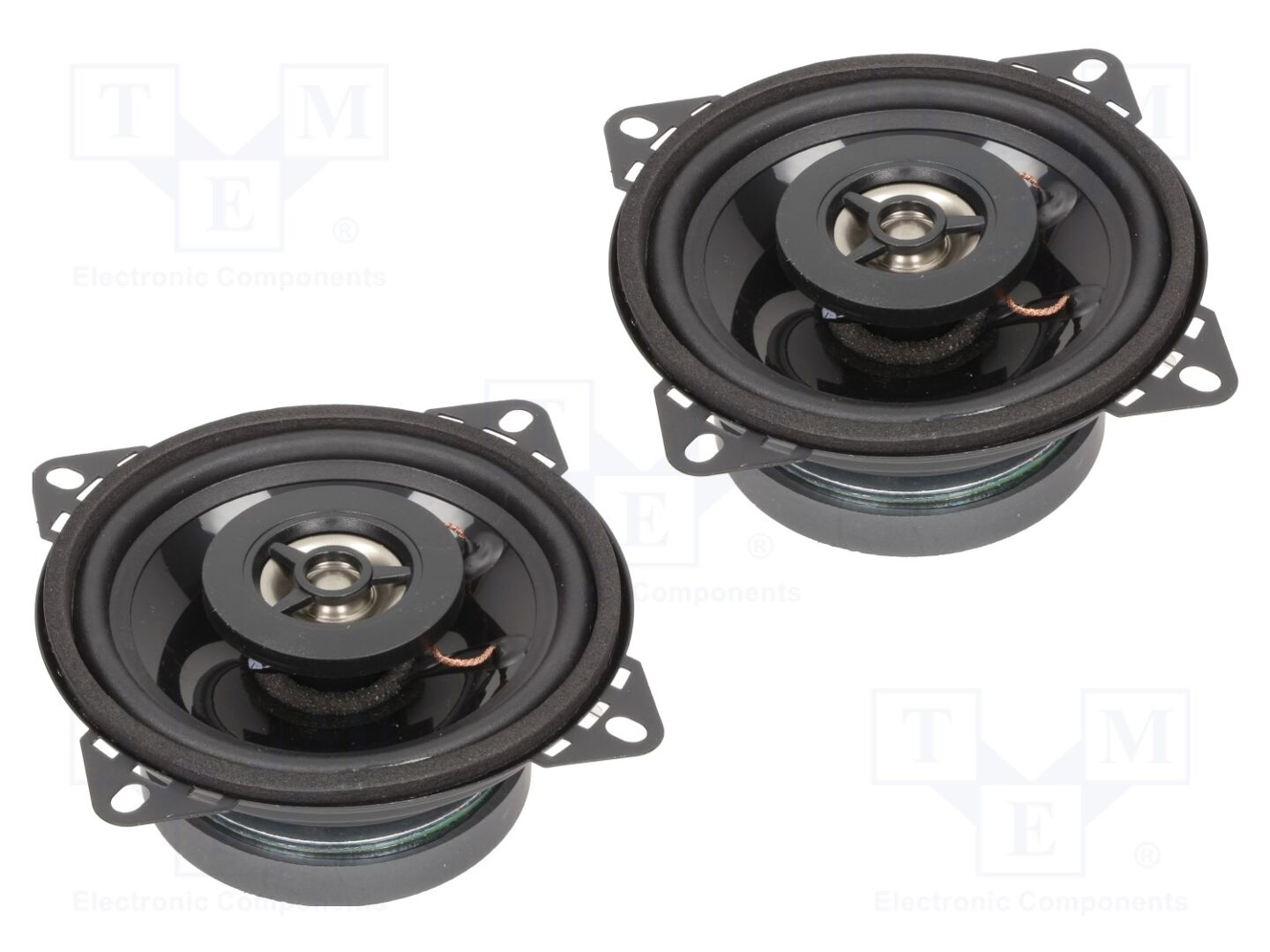 Alto-falantes para automóvel; duas vias; 100mm; 100W; 80÷20000Hz