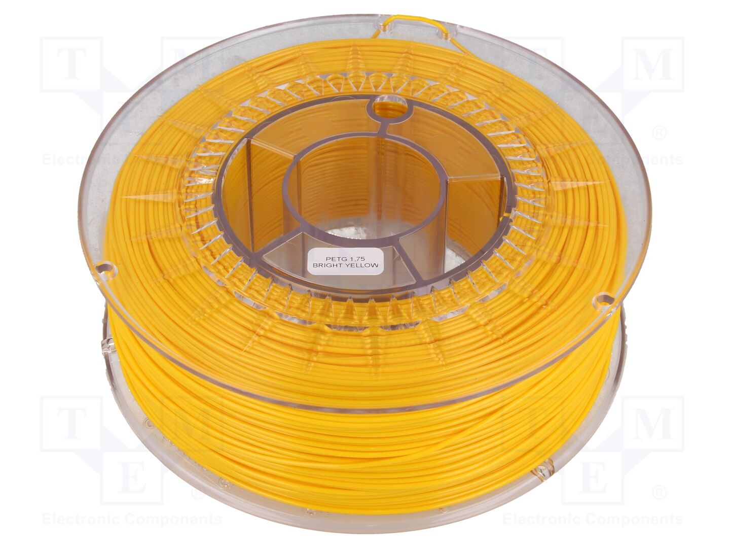 Filamento: PET-G; Ø: 1,75mm; amarelo (claro); 220÷250°C; 1kg