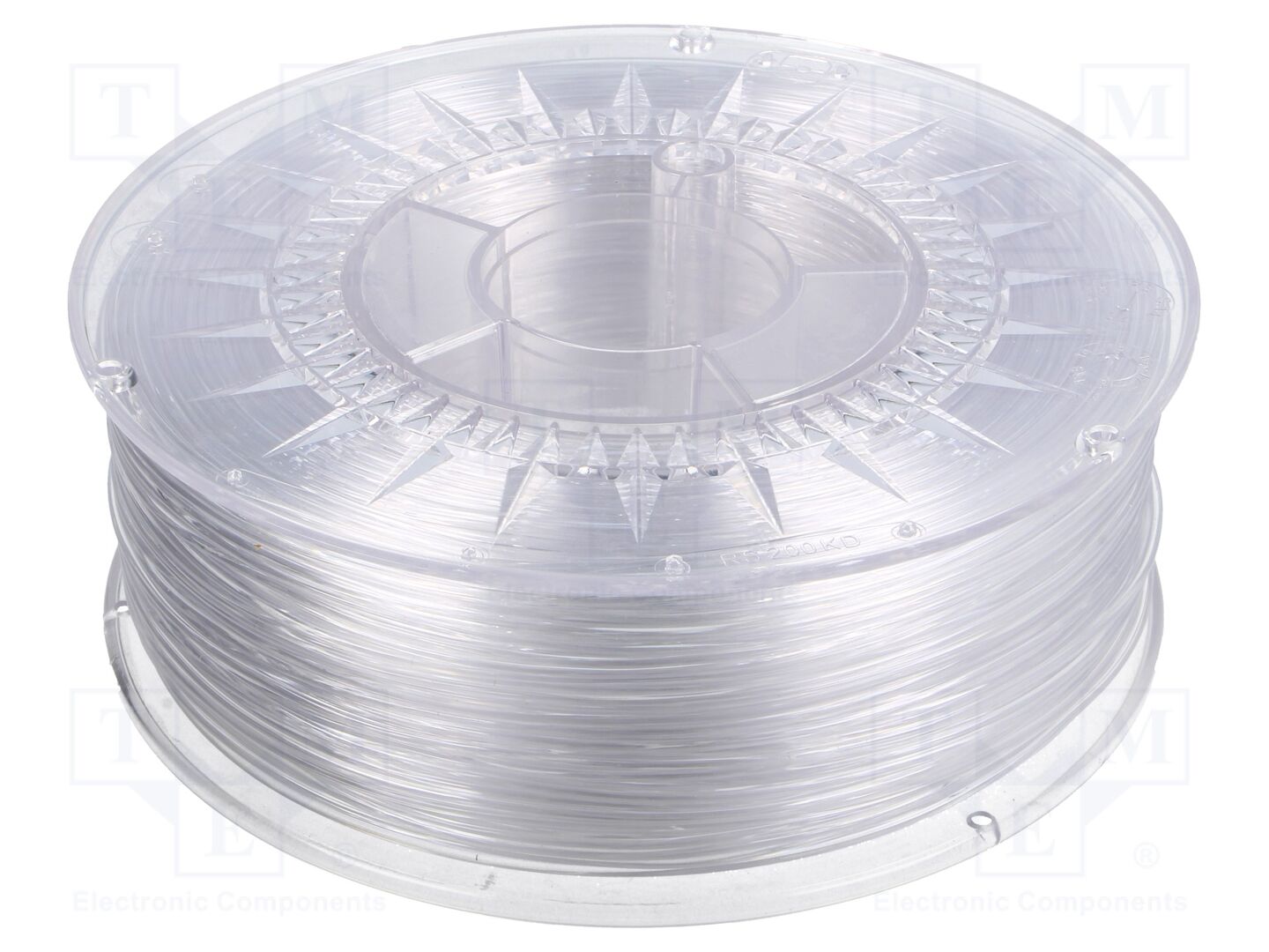 Filamento: PET-G; Ø: 1,75mm; transparente; 220÷250°C; 1kg