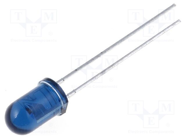 Transmissor IR; 5mm; 940nm; azul-cinzenta,transparente; 210mW