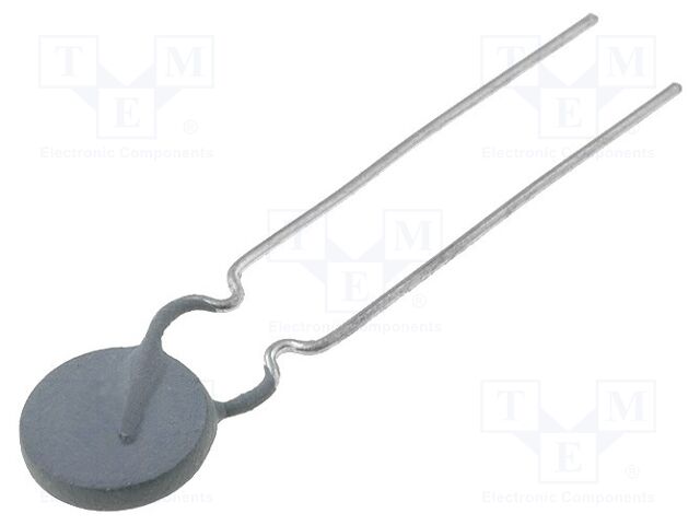 Fusível: termístor PTC; cerâmico; 170mA; 5mm