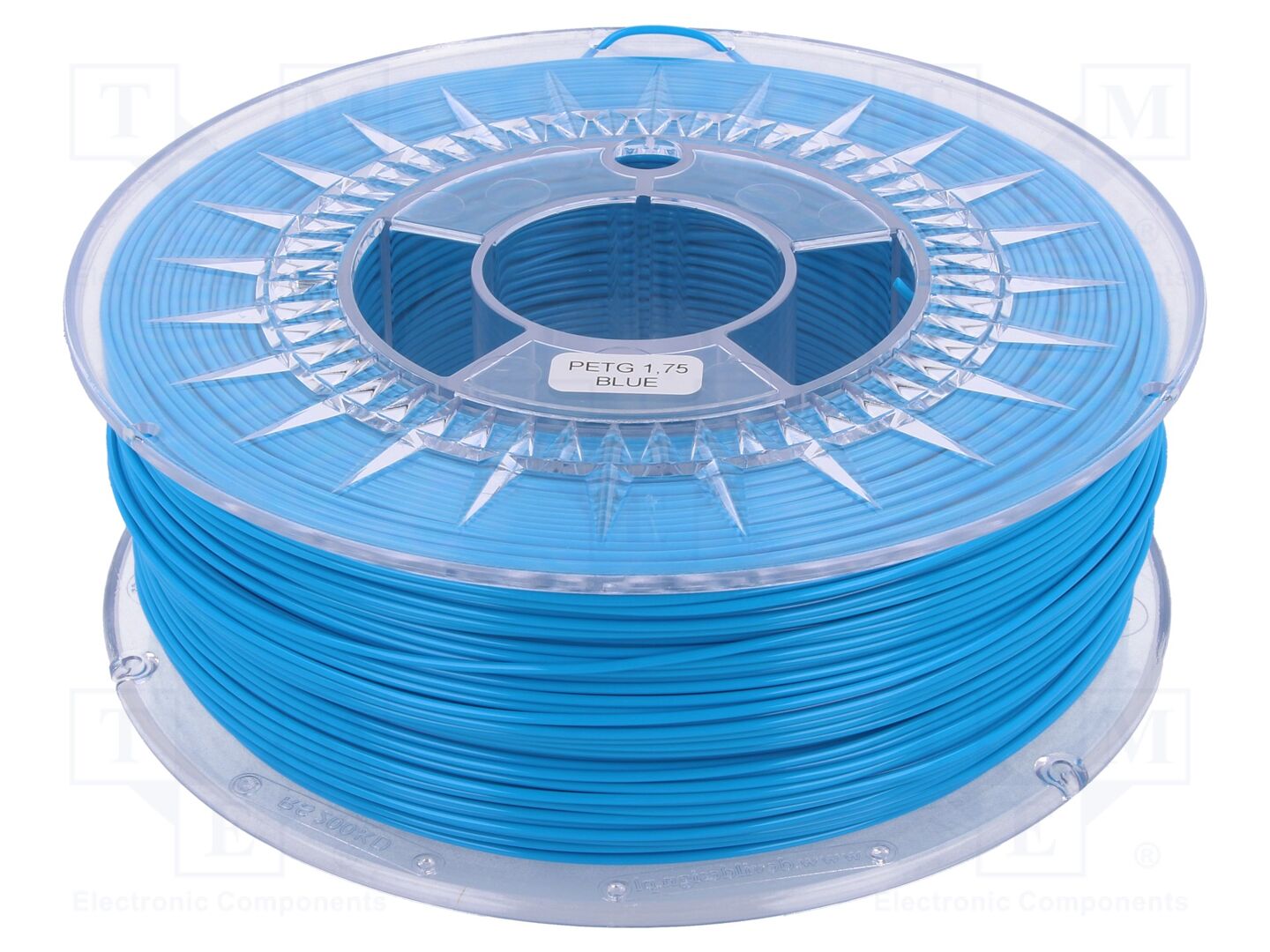 Filamento: PET-G; Ø: 1,75mm; azul; 220÷250°C; 1kg