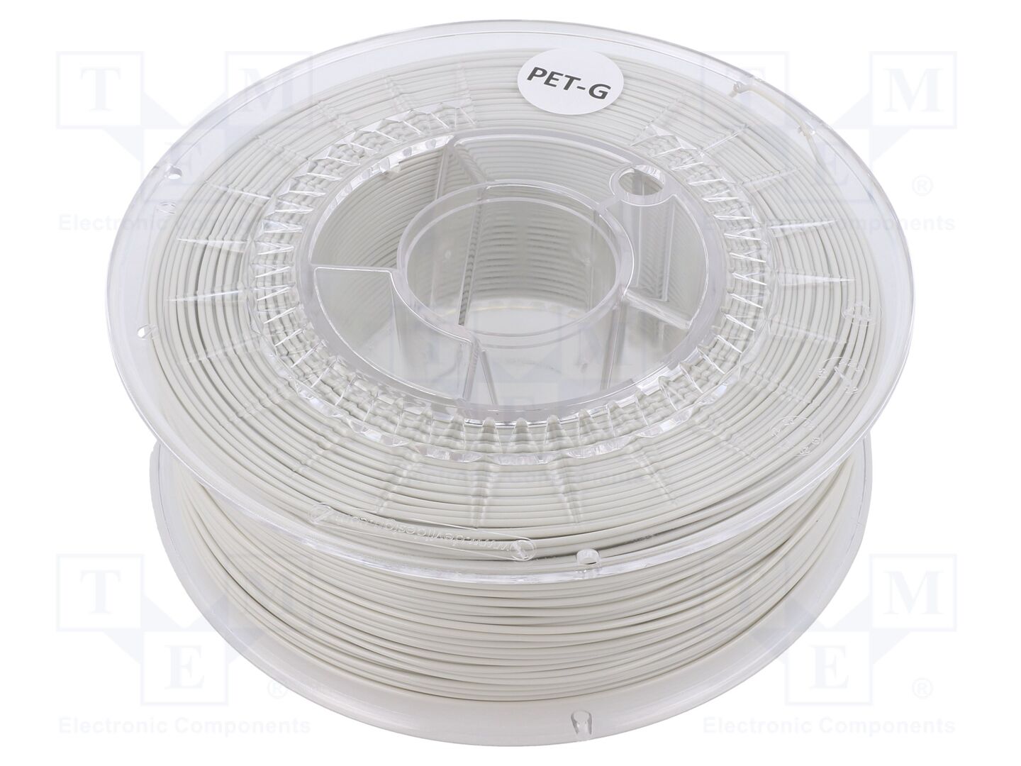 Filamento: PET-G; Ø: 1,75mm; cinza de computador; 220÷250°C; 1kg