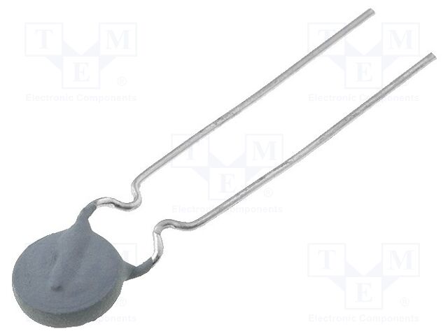 Fusível: termístor PTC; cerâmico; 110mA; 5mm