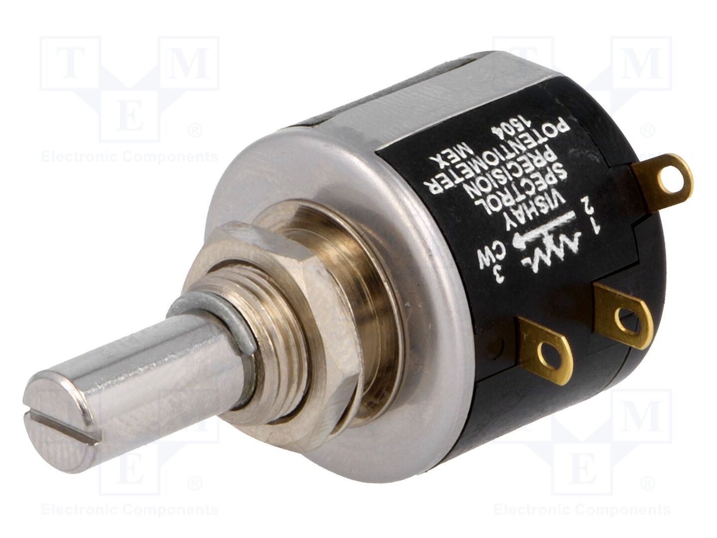 Potenciómetro: axial; multi-voltas; 5kΩ; 2W; ±5%; 6,35mm; 534