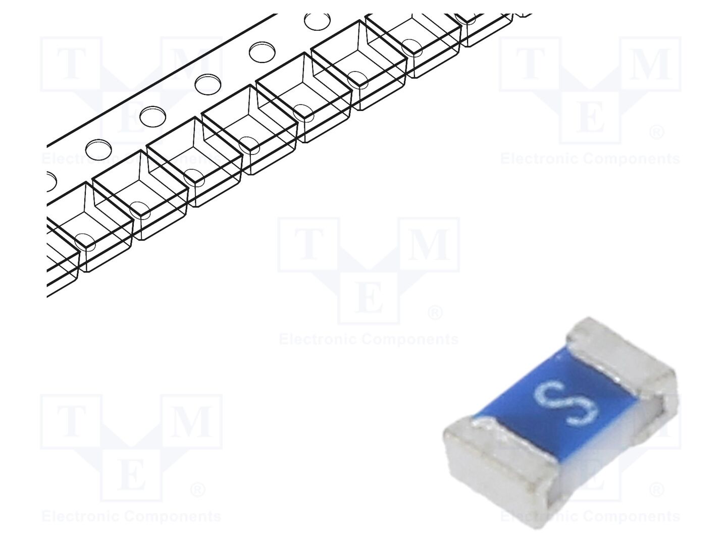 Fusível: baixa tensão; 4A; 32V; super-imediato; SMD; 0603