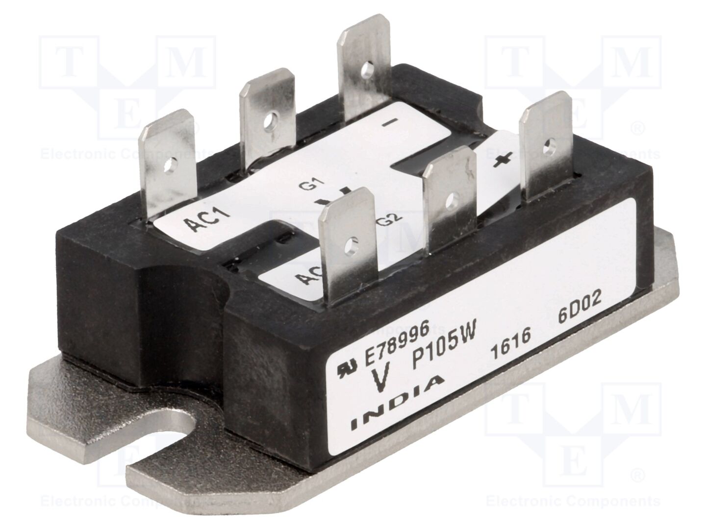 Ponte retificadora: semi-controlado; Urmax: 1,2kV; Ufmax: 1,35V