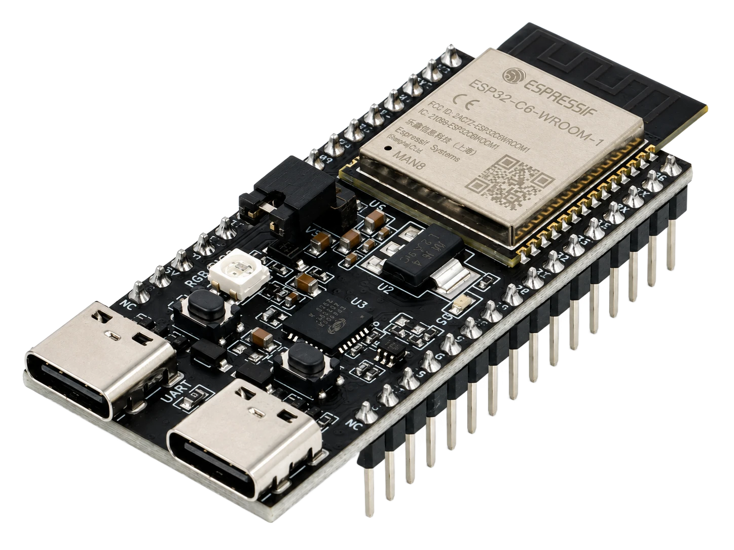 Kit de Arranque IoT Espressif ESP32-C6 com Bluetooth 5.3