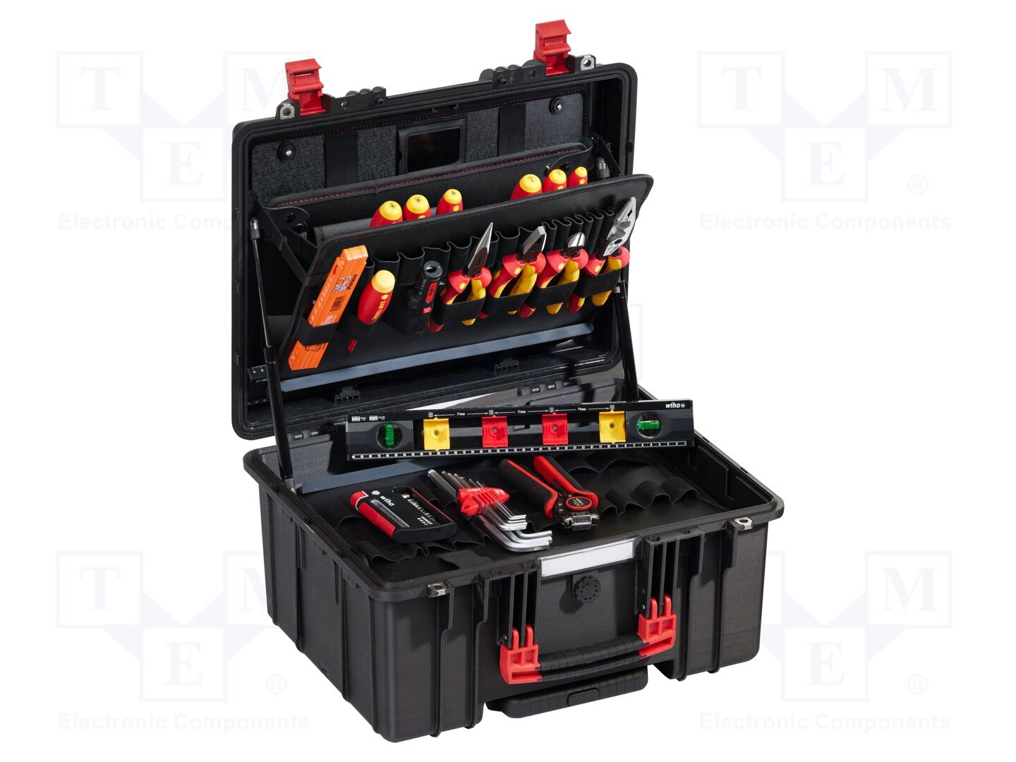 Conjunto de ferramentas: uso geral; mala; 1kV; com rodas; XL 2