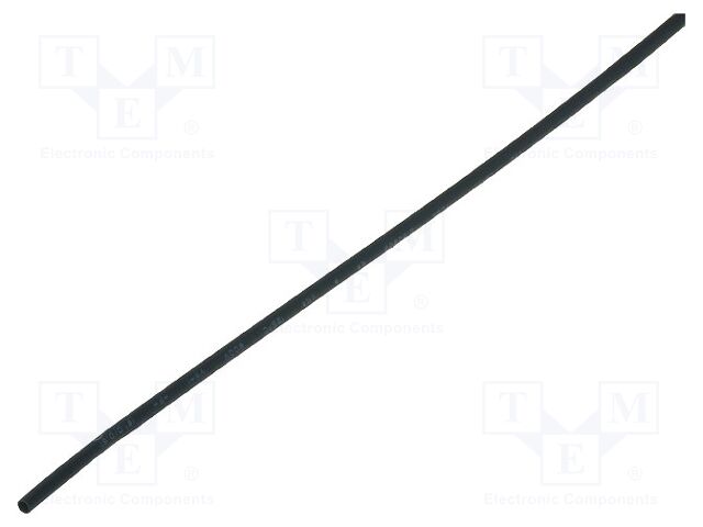 Tubo termoretráctil; sem cola; 2: 1; 50,8mm; L: 1m; preta; -55÷125°C