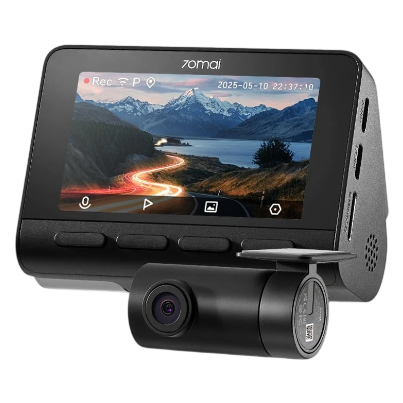 70mai Dash Cam 4K A800SE + Câmara traseira 70mai RC22