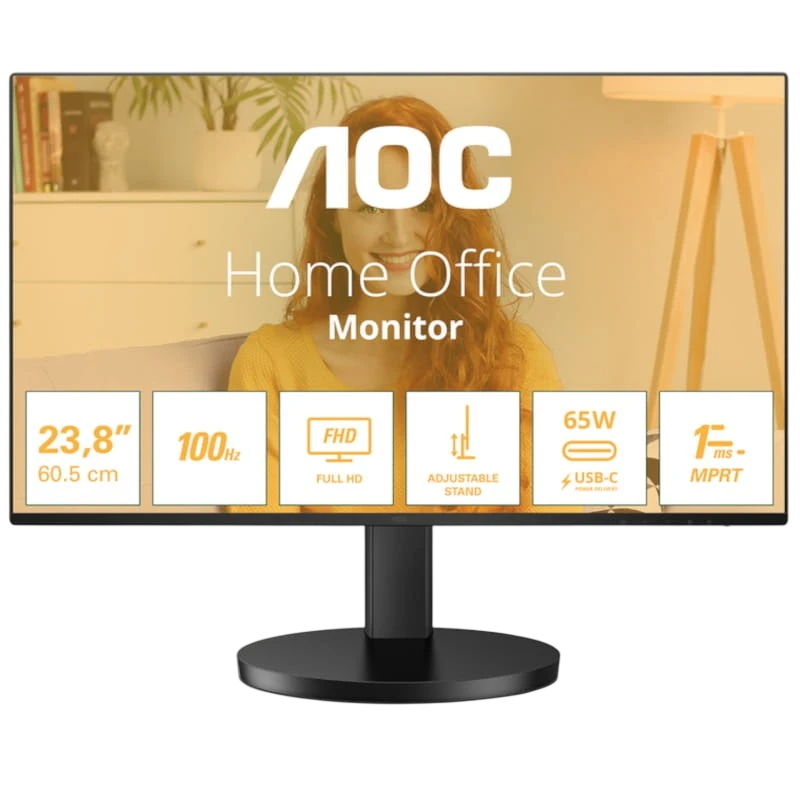 AOC B3 27B3CF2 27" FullHD IPS 100 Hz Preto