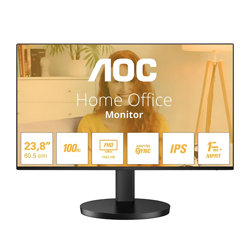 AOC B3 24B3CF2 LED 23.8 Full HD 100 Hz Adaptive Sync Preto