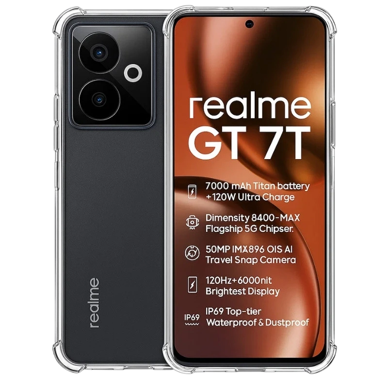 Capa de silicone Reinforced Realme GT 7T