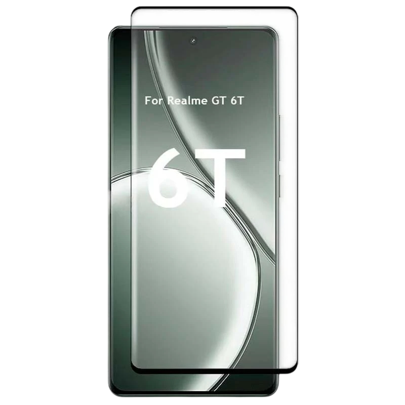 Película de vidro temperado Realme GT6 / GT 6T 5G Full Screen 3D