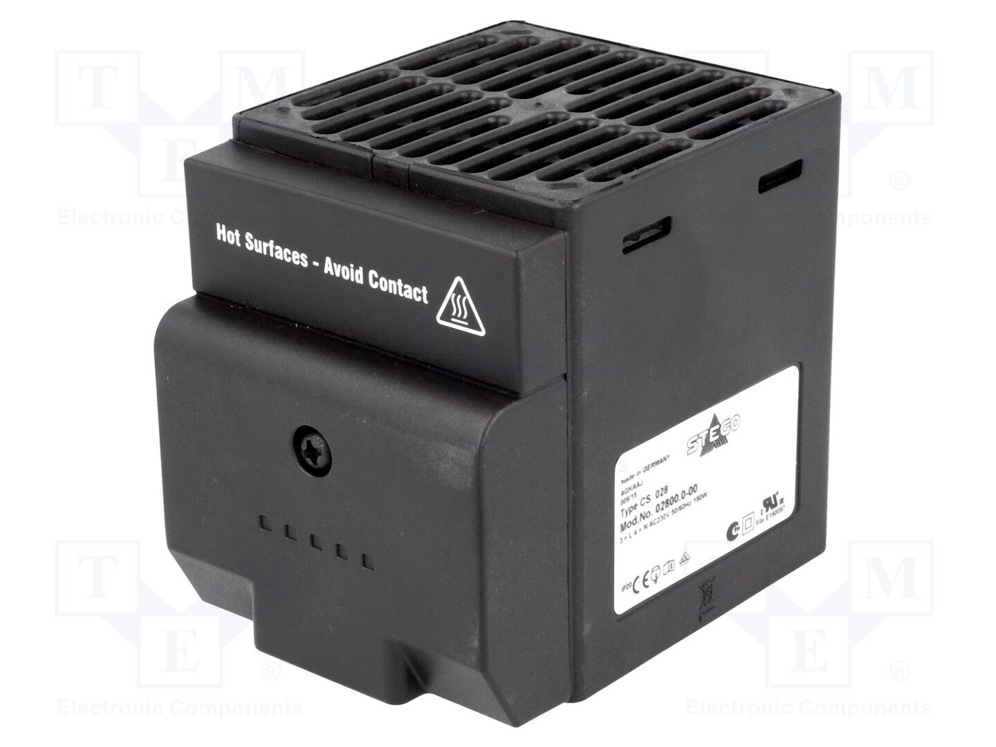 Elemento de aquecimento: com ventilador; CS 028; 150W; 230VAC