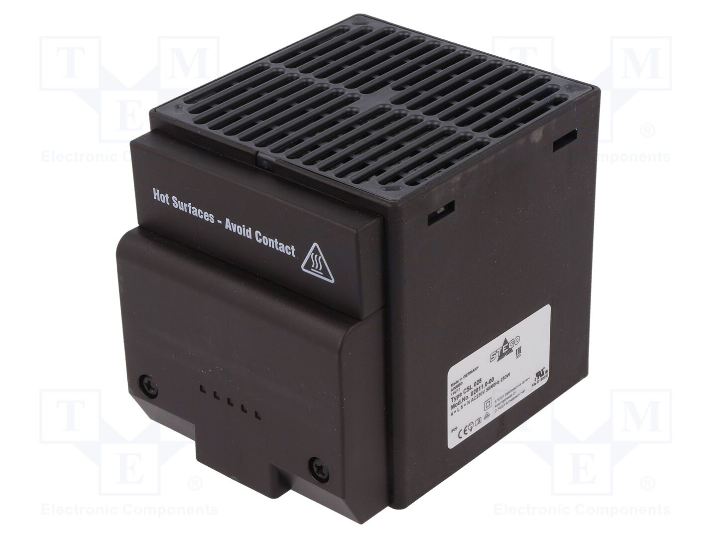 Elemento de aquecimento: com ventilador; CSL 028; 250W; 230VAC