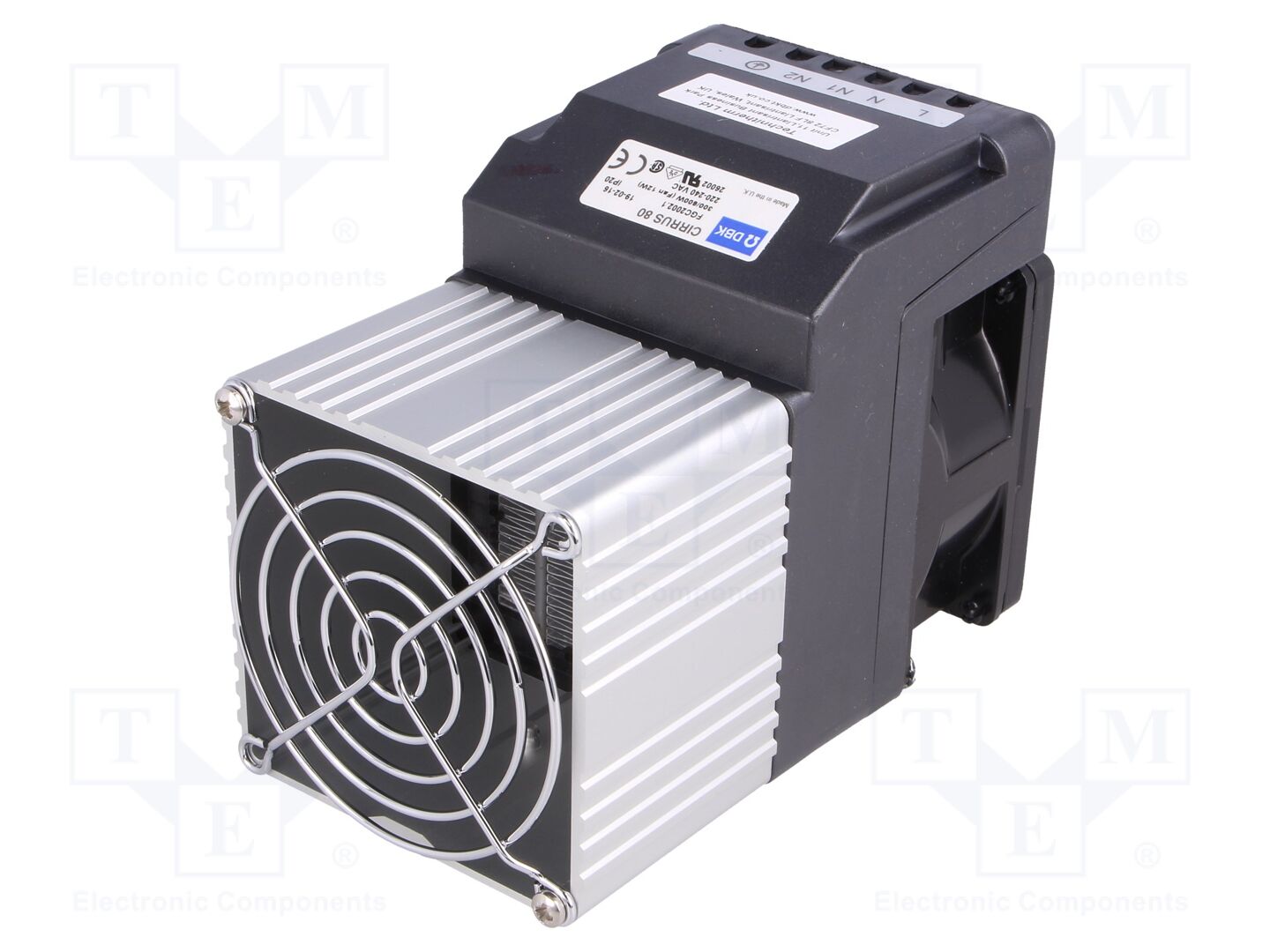 Elemento de aquecimento: com ventilador; de aquecimento; IP20