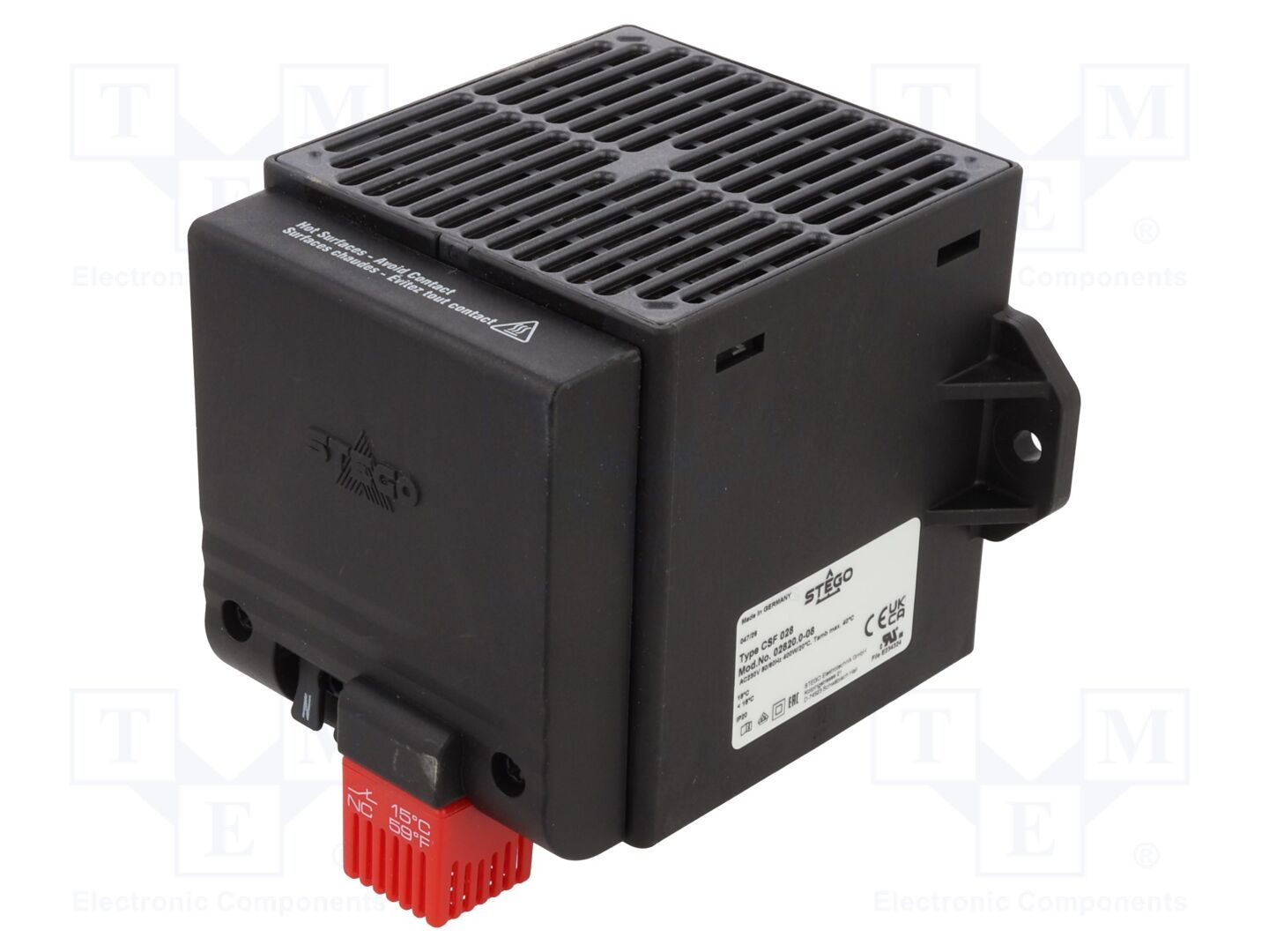 Elemento de aquecimento: com ventilador; CSF 028; 400W; 230VAC