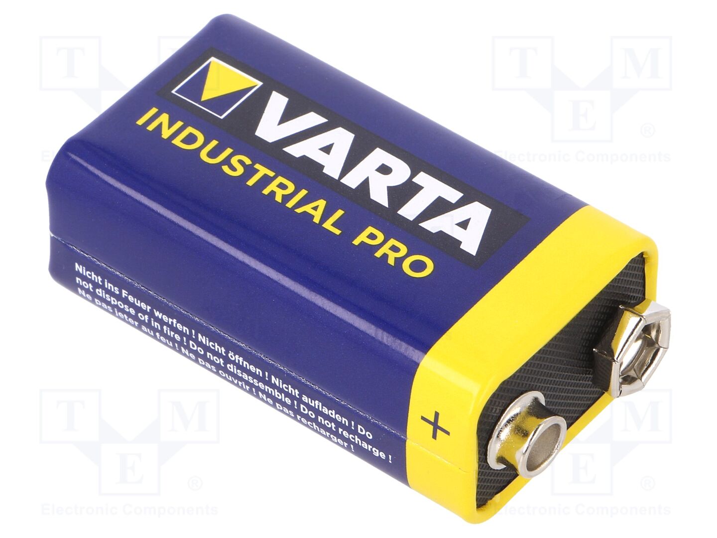 Bateria: alcalina; 6F22; 9V; não recarregável; 1unid.
