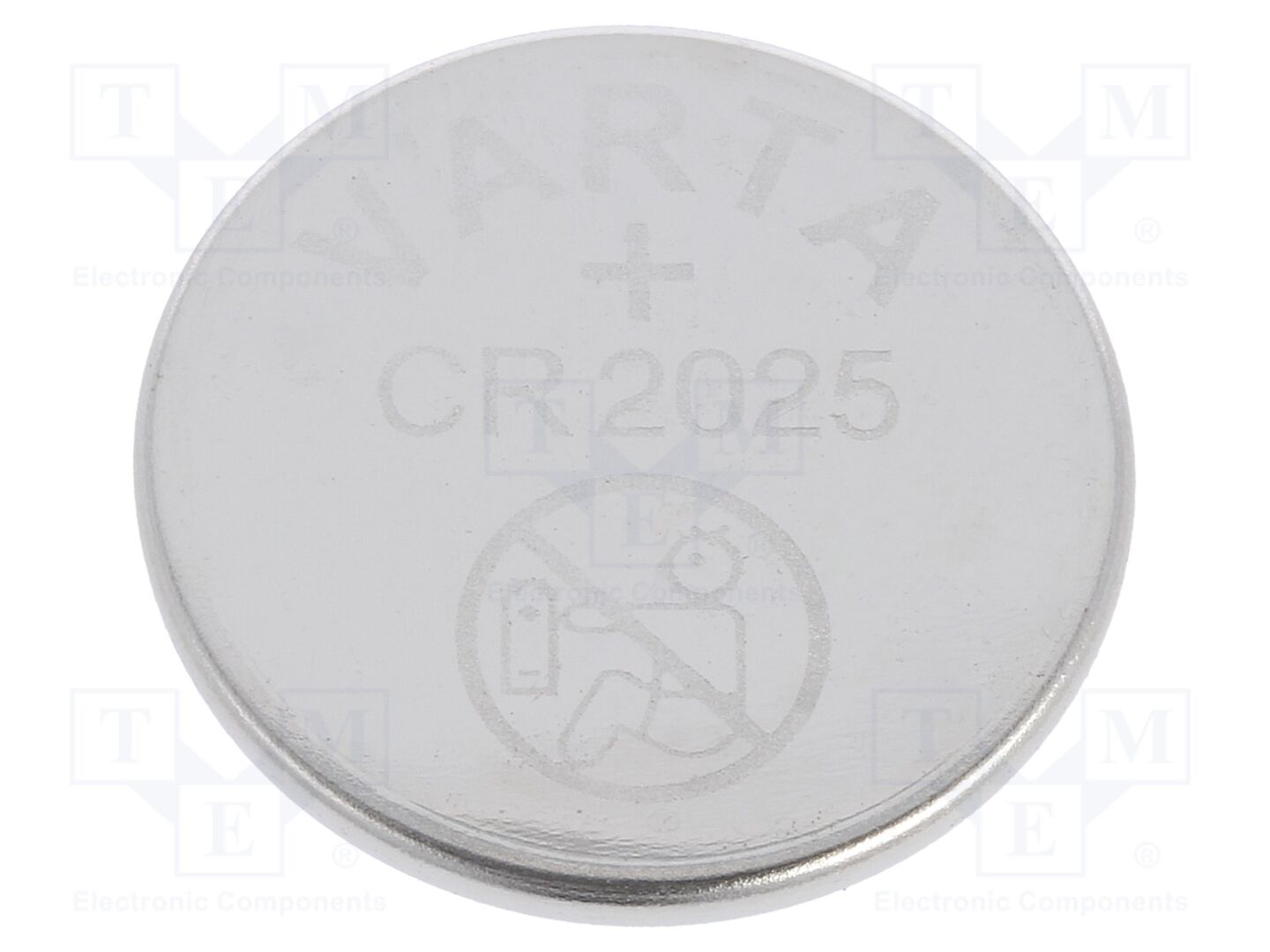 Bateria: lítio; CR2025,tipo botão; 3V; 157mAh; não recarregável