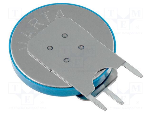 Bateria: lítio; CR2032,tipo botão; 3V; 230mAh; não recarregável