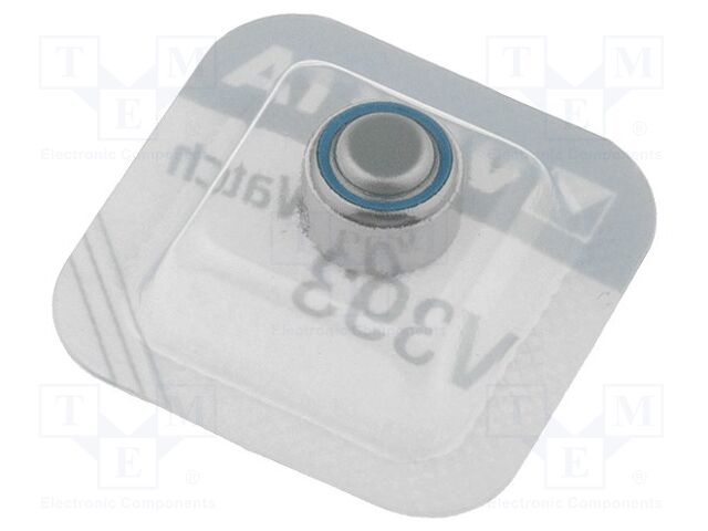 Bateria: de prata; tipo botão,SR48; 1,55V; 75mAh; Ø7,9x5,4mm