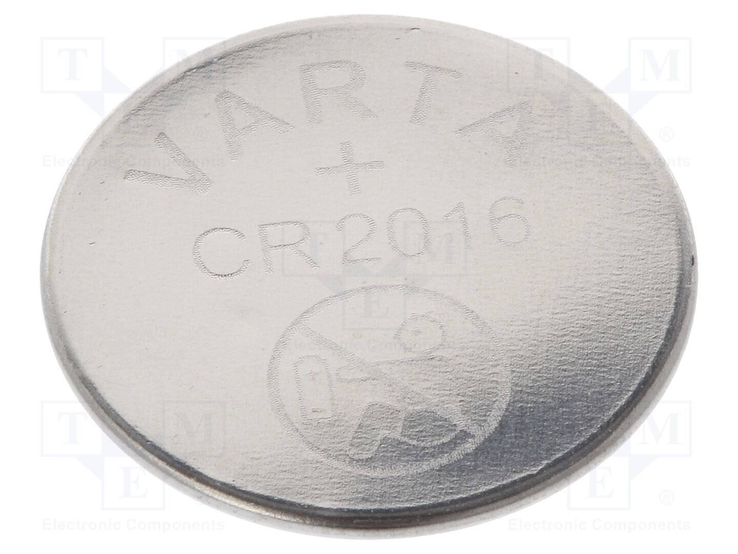 Bateria: lítio; CR2016,tipo botão; 3V; 86mAh; não recarregável