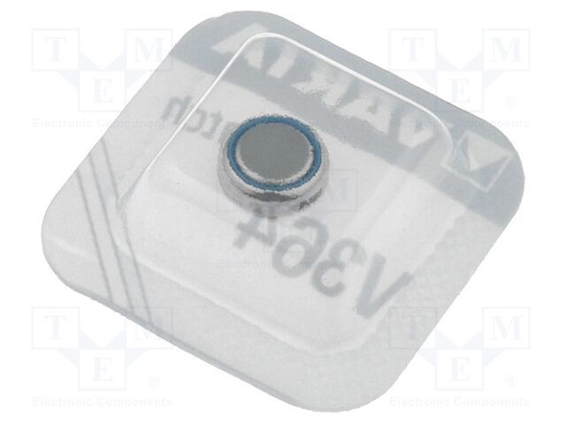 Bateria: de prata; tipo botão,SR60; 1,55V; 17mAh; Ø6,8x2,15mm