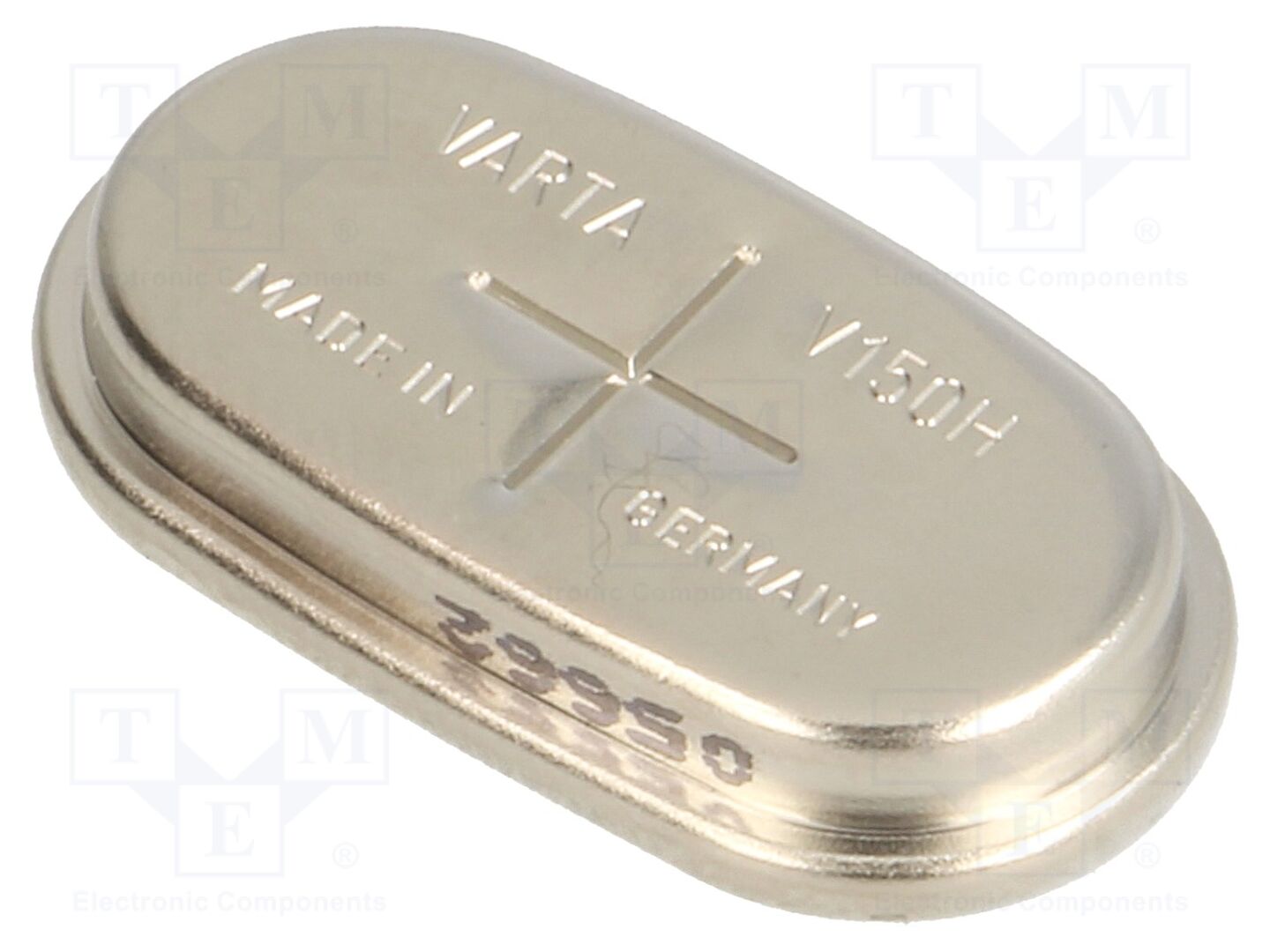 Bater: Ni-MH; tipo botão,V150H; 1,2V; 140mAh; 25,5x14x5,7mm