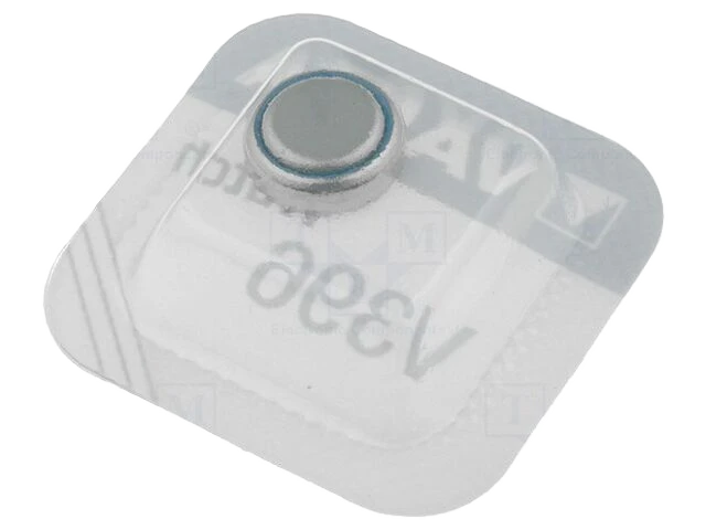 Bateria: de prata; tipo botão,SR59; 1,55V; 27mAh; Ø7,9x2,6mm