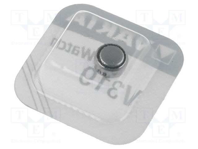 Bateria: de prata; tipo botão,SR64; 1,55V; 21mAh; Ø5,8x2,66mm