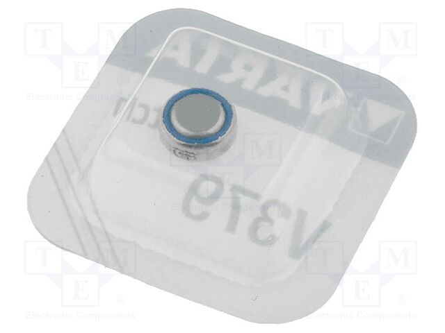 Bateria: de prata; tipo botão,SR63; 1,55V; 16mAh; Ø5,8x2,15mm