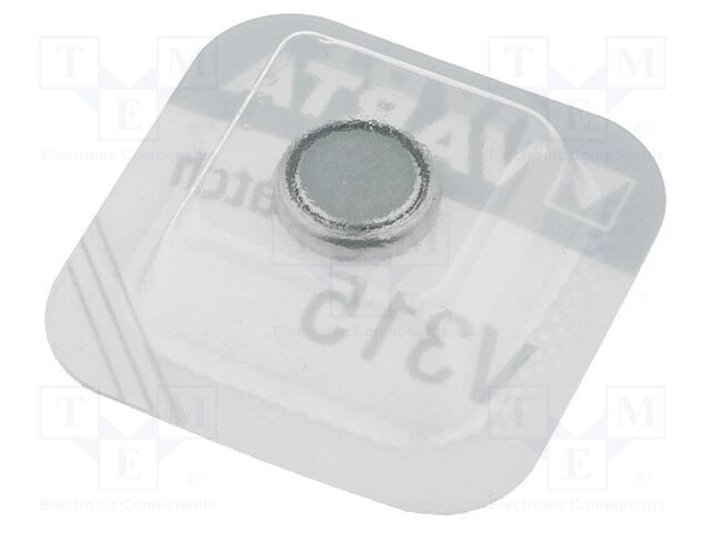 Bateria: de prata; tipo botão,SR67; 1,55V; 19mAh; Ø7,9x1,5mm