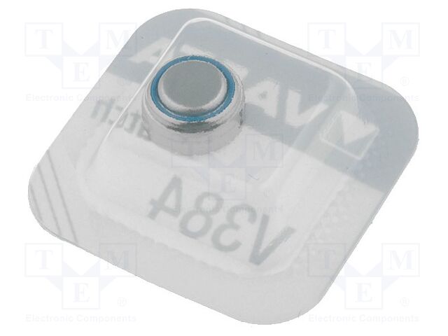Bateria: de prata; tipo botão,SR41; 1,55V; 40mAh; Ø7,9x3,6mm