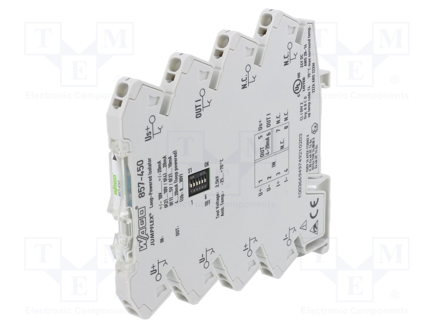 Indutor: de sinais analógicos; para trilho DIN; 8÷30VDC; IP20