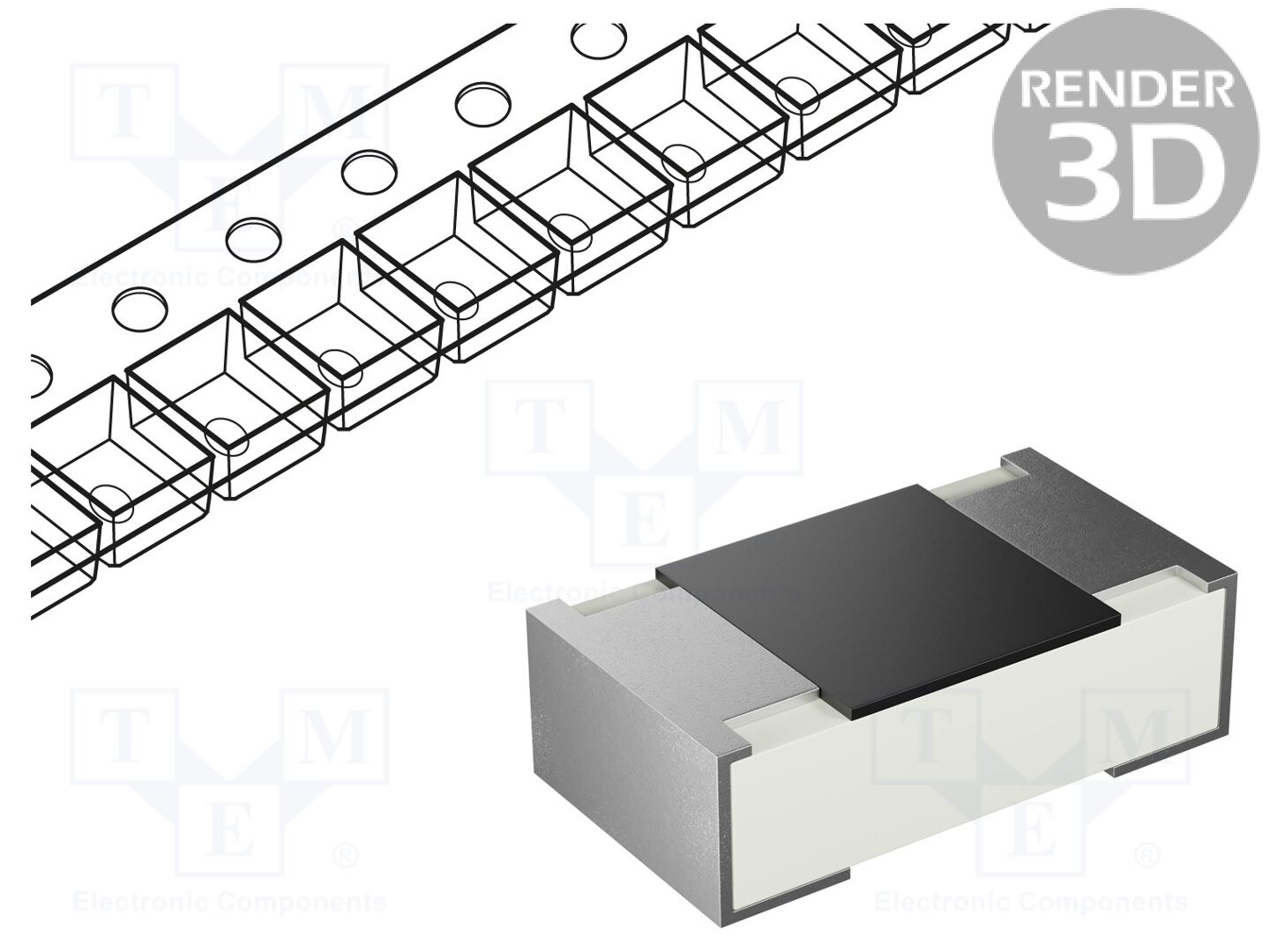 Resistor: thick film; 100Ω; SMD; 0805; 0,125W; ±1%; 150V; -55÷125°C