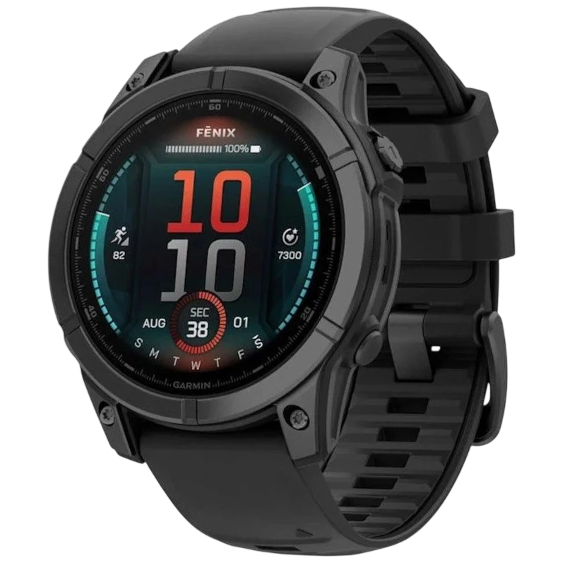 Garmin Fenix ​​​​​​E 47mm Aço Cinza - Relógio Inteligente