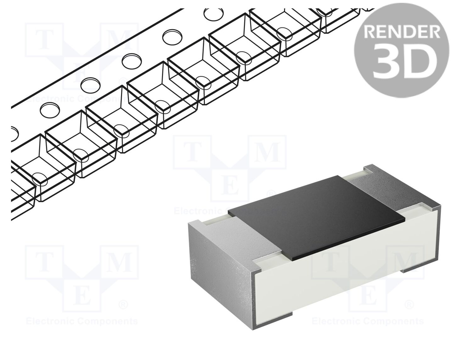 Resistor: thick film; 10kΩ; SMD; 0603; 0,1W; ±5%; 50V; -55÷155°C